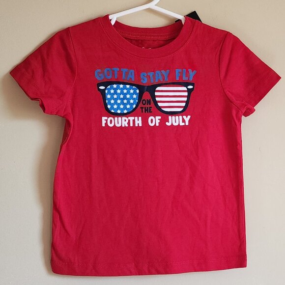 City Streets - T-Shirt "Gotta Stay Fly On The Fourth Of July" Size 3T NWT - Picture 2 of 5